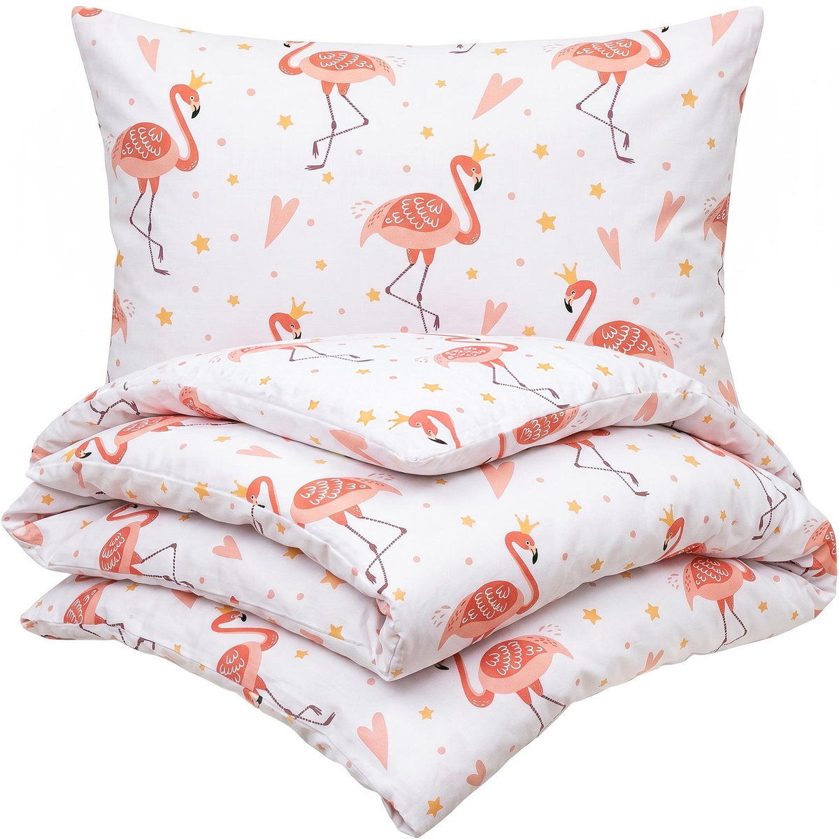 4Home Flamingo gyerek pamut ágyneműhuzat