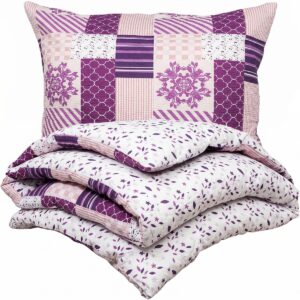 4Home Patchwork violet krepp ágyneműhuzat