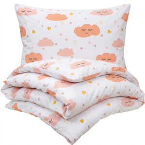 4Home Pink Clouds pamut ágyneműhuzat  rózsaszín