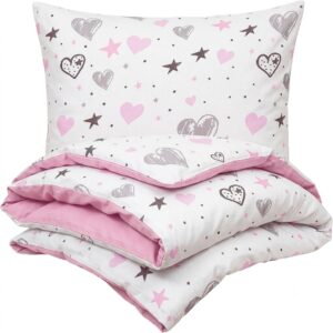 4Home gyermek pamut ágyneműhuzat kiságyba Little heart