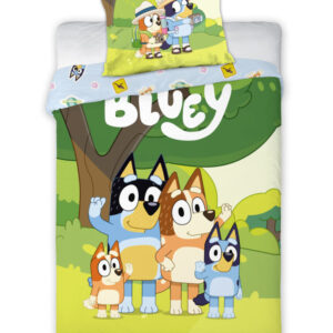 Bluey Family Snuggle ágyneműhuzat 140×200cm