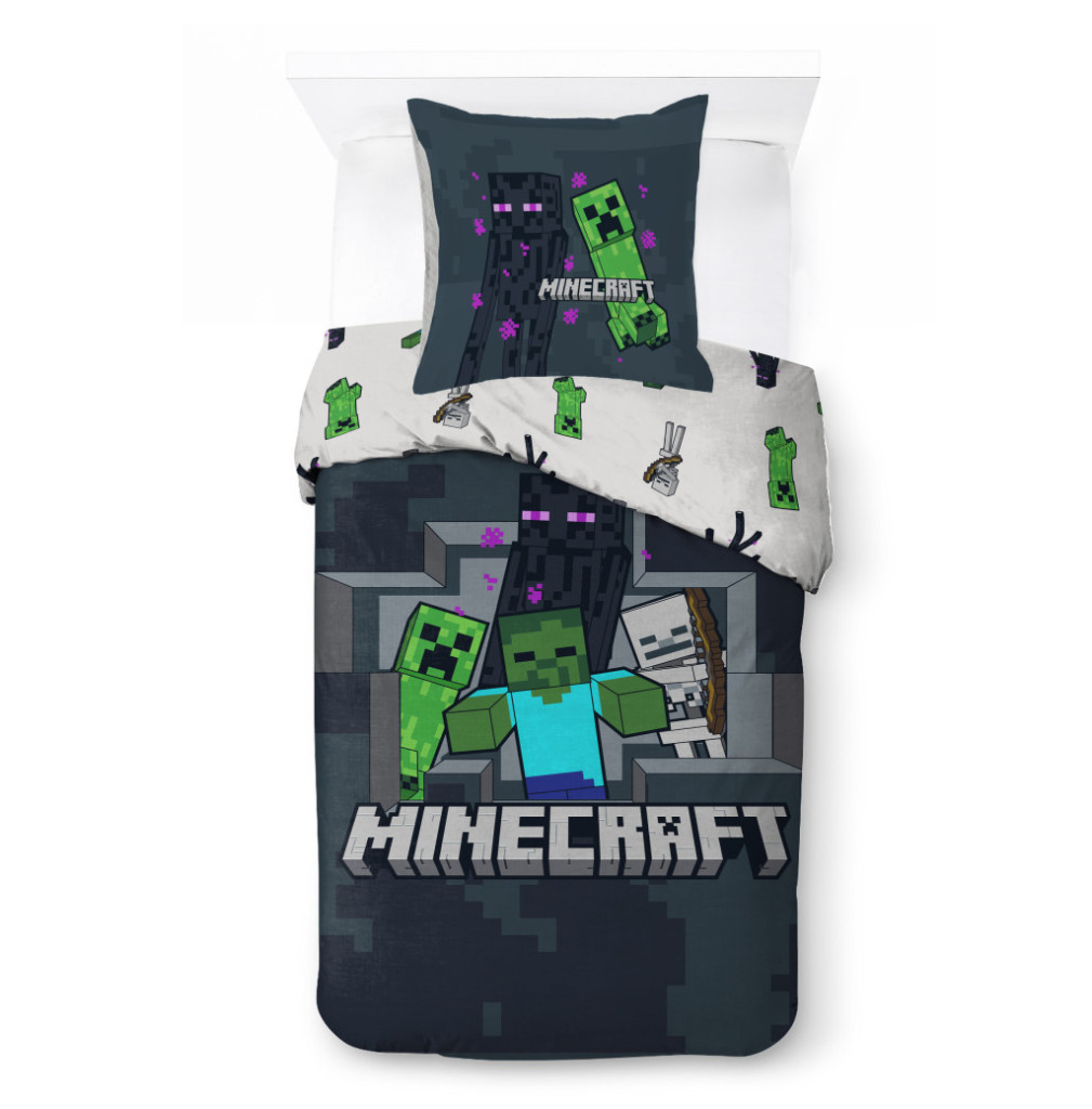 Minecraft Last Block Standing ágyneműhuzat 140×200cm