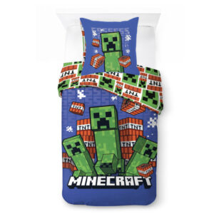 Minecraft Survive the Spiral ágyneműhuzat 140×200cm