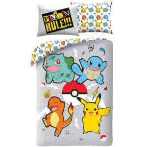 Pokémon Rule! ágyneműhuzat 140×200cm