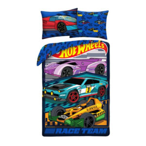 Hot Wheels Race Team ágyneműhuzat 140×200cm