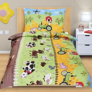 Junior Farm gyerek pamut ágyneműhuzat