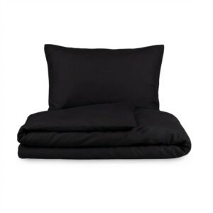 Luxury Collection szatén ágyneműhuzat fekete