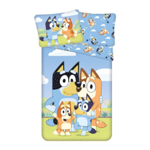 Bluey Happy Family ágyneműhuzat 140×200cm